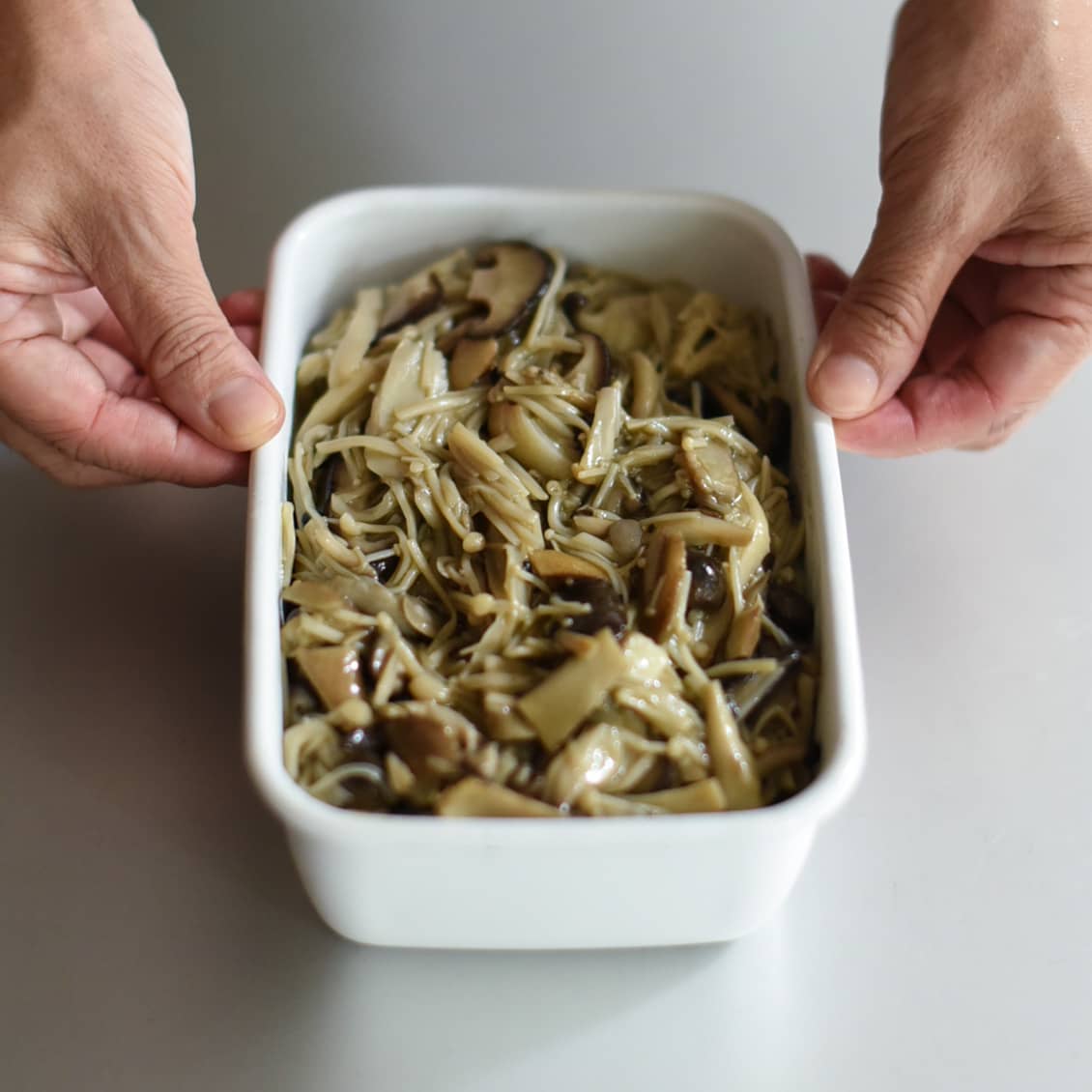 きのこのオイル蒸し