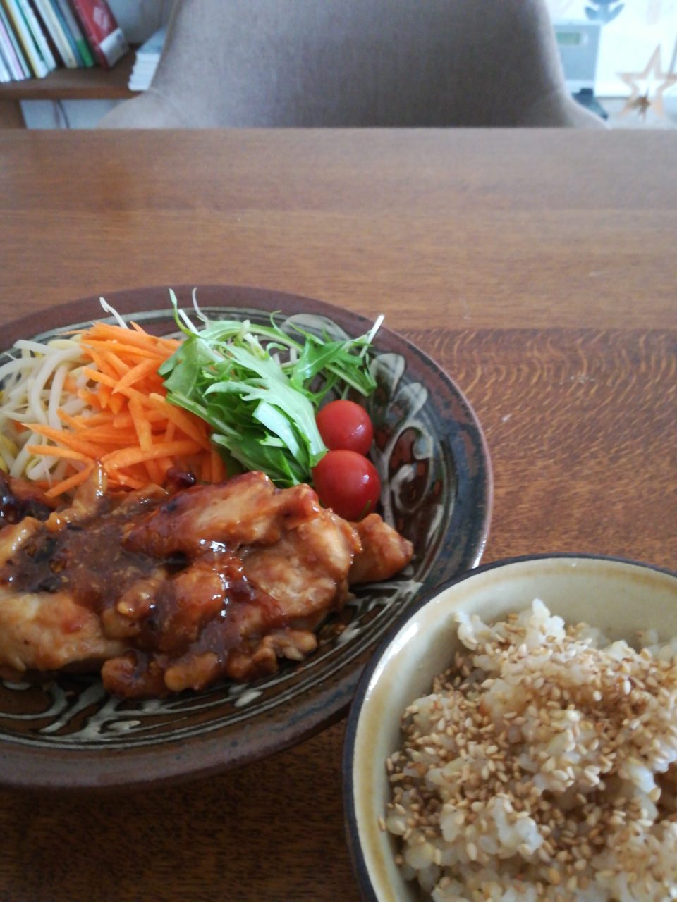 鶏むねソテー黒酢あんかけ