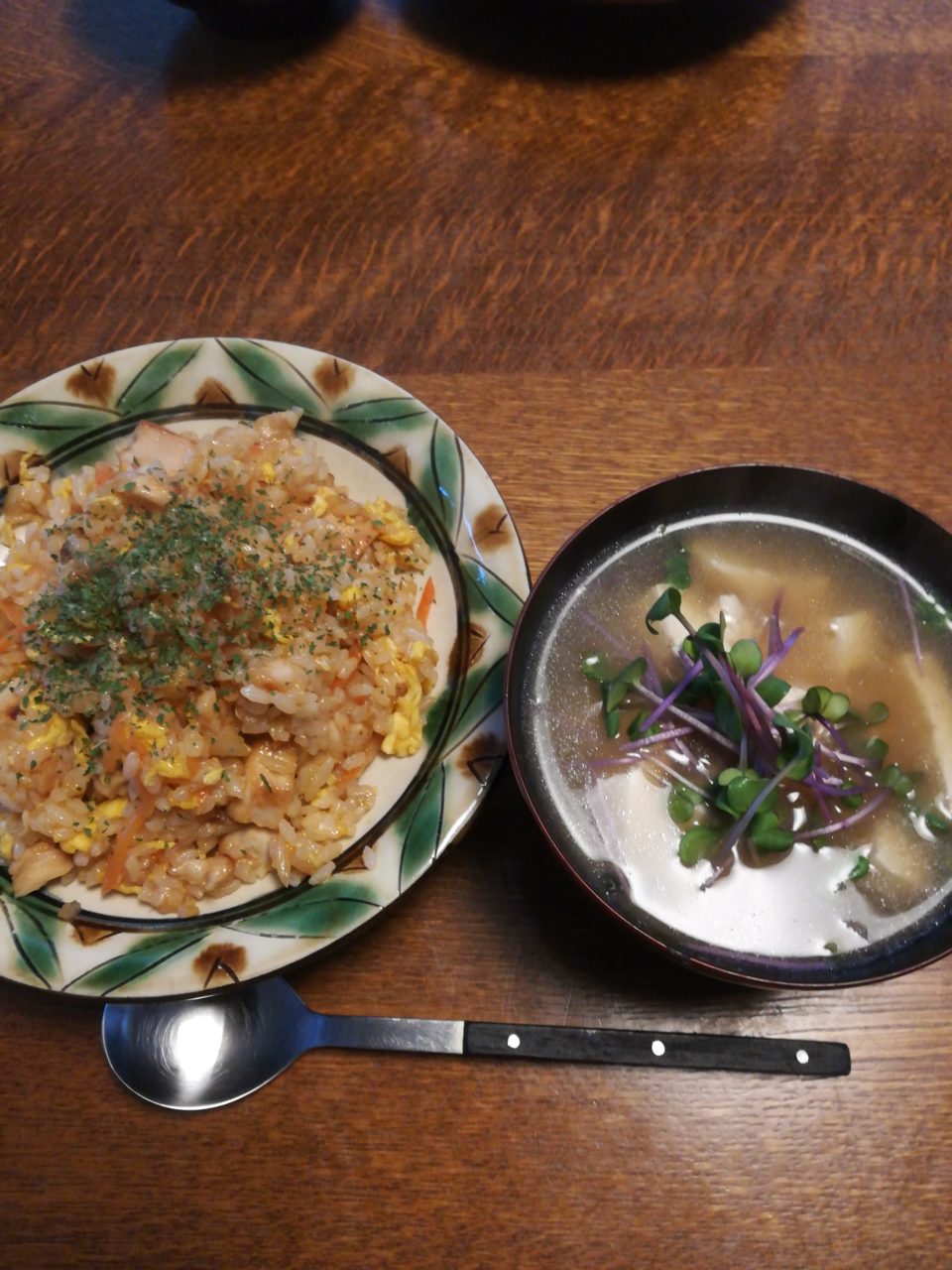 鶏むねチャーハン