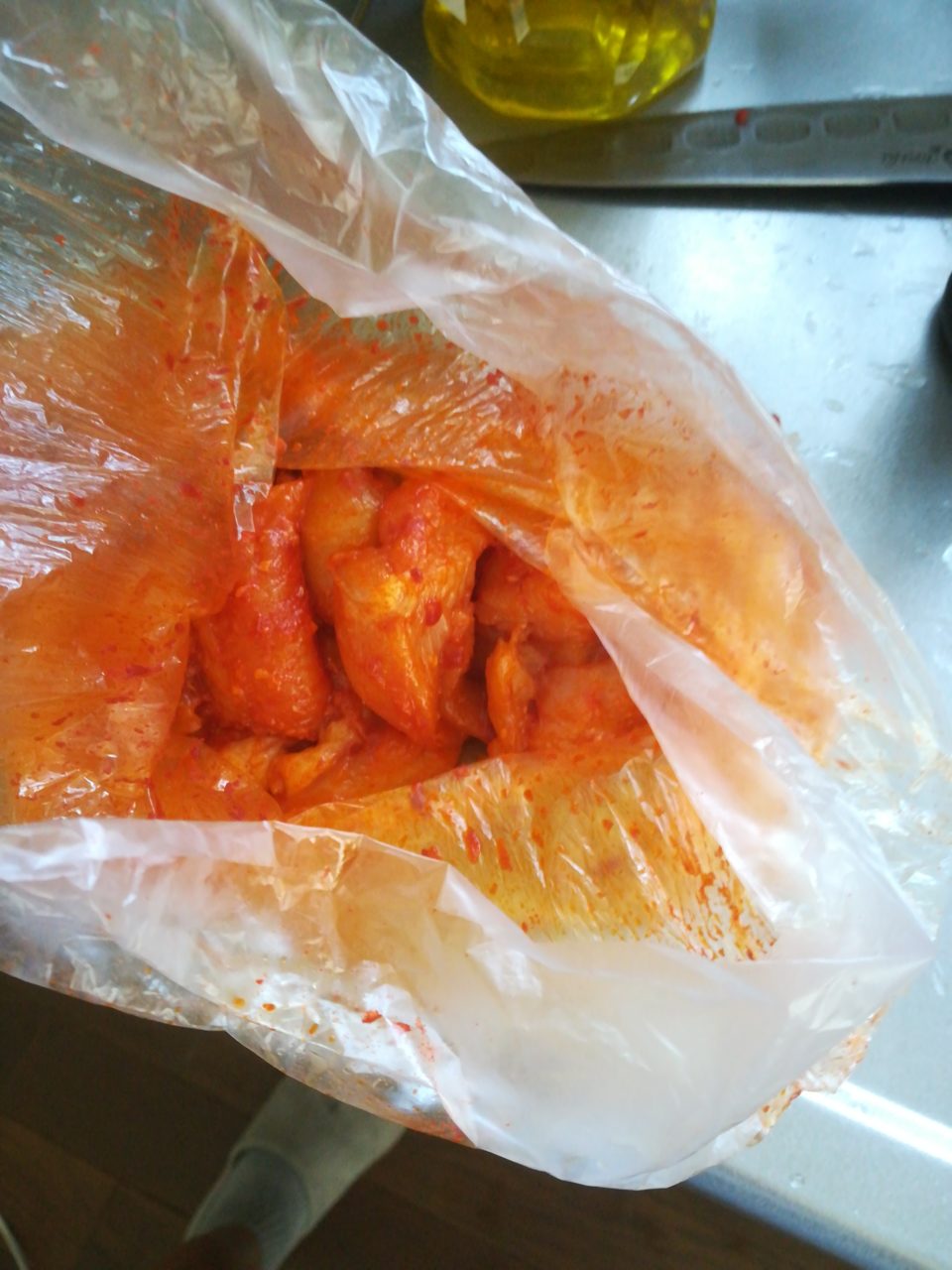 赤備え
むね肉赤チキン