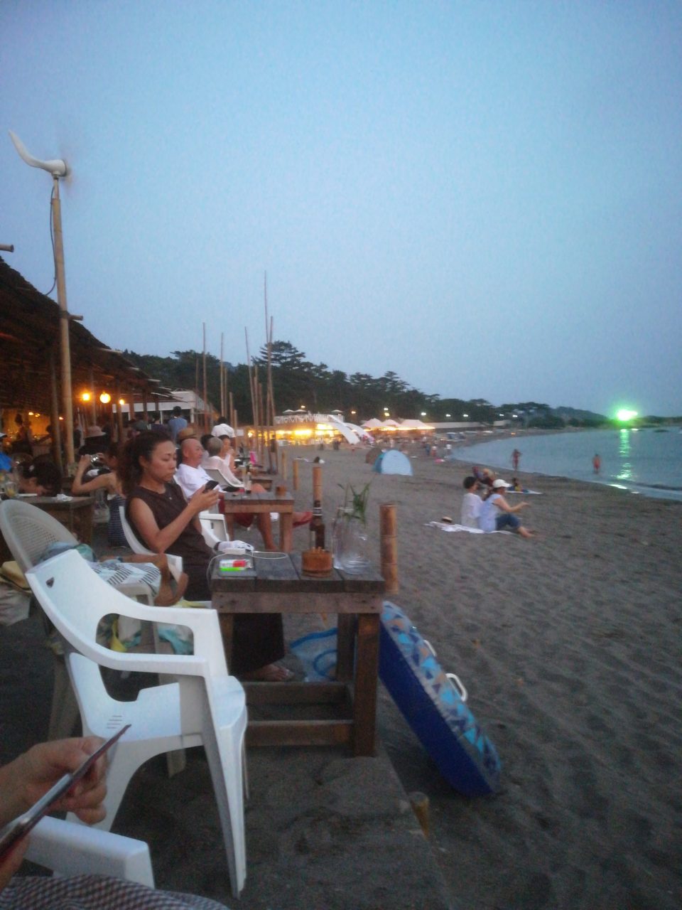 先週土曜トレーニング後の
一色ブルームーン