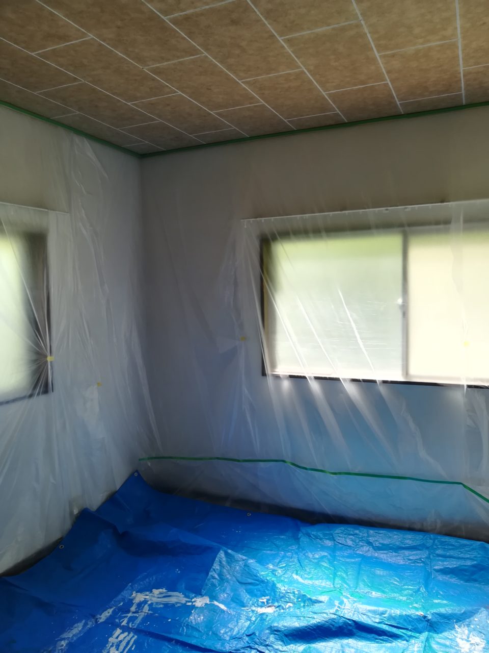 DIY
洋室天井塗り替え