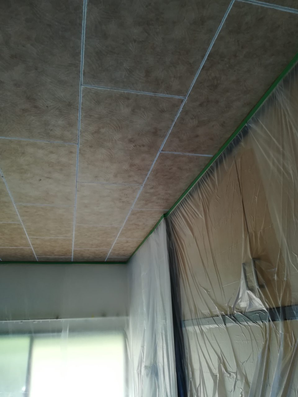 DIY
洋室天井塗り替え